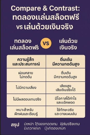 ทดลองเล่นสล็อตฟรี