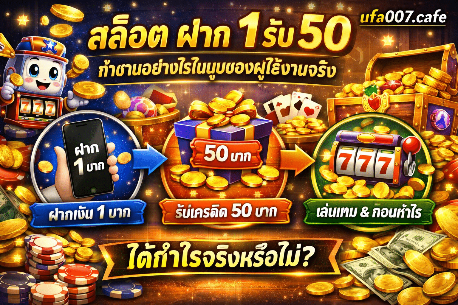 สล็อต ฝาก 1 รับ 50